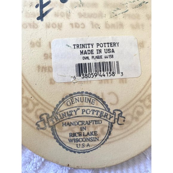 Vintage Genuine Handcrafted Trinity Pottery Wall Display Plaques - Picture 6 of 8